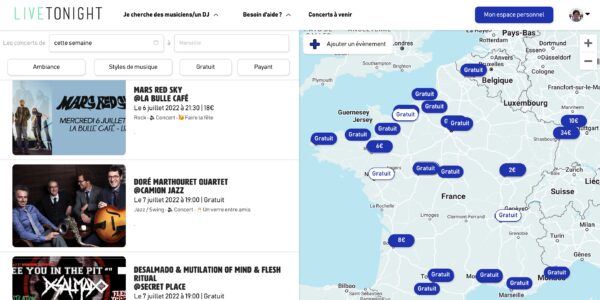 Référencement de Musique Live Gratuit